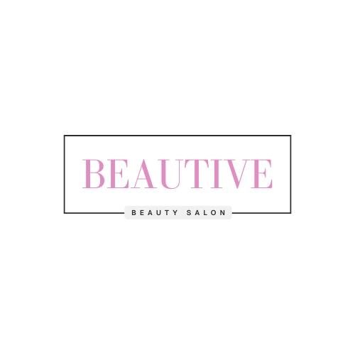 Beautive Beauty Salon logo in soft pink and white – professional beauty salon in Kerkrade
