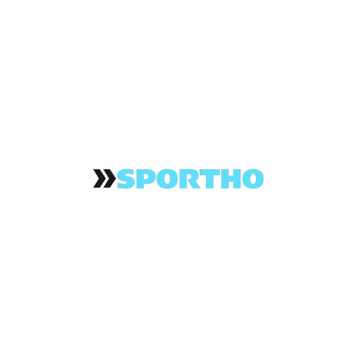 Sportho Kerkrade logo in black and blue on a white background.